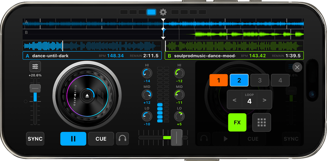 ClubDJ Pro iPhone - Effects